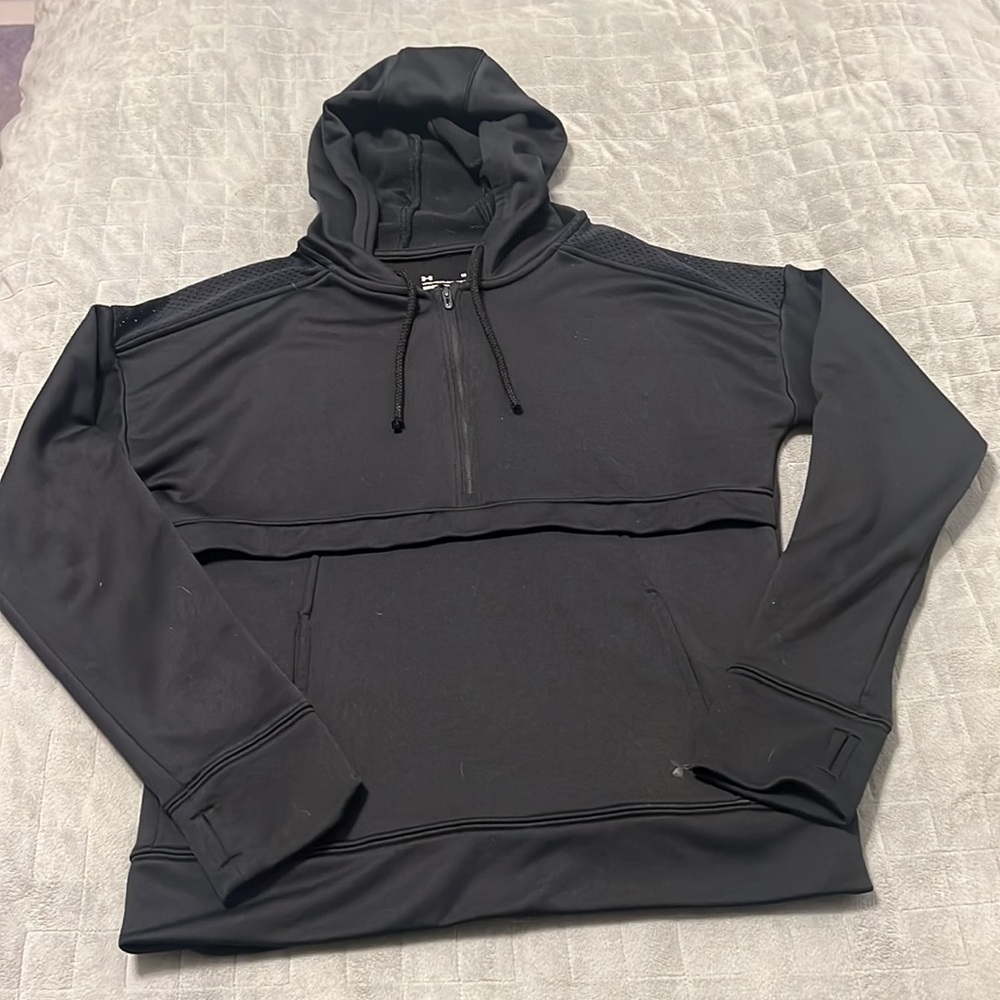 Under Armour Black Pullover Sweatshirt, Hoodie, Size S